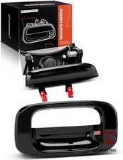 Smooth Black Tailgate Handle Latch Bezel Trim