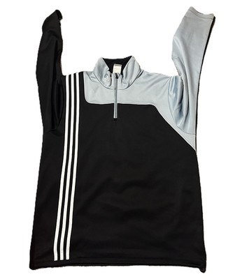 Adidas Herren Sweatshirt Langarm Half Zip (Zipper defekt!) Climalite Größe 8