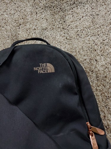 The North Face Isabella Backpack Black Pink Padded Outdoor - Picture 3 of 22