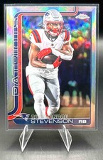 2025 Topps Chrome Rhamondre Stevenson #210 Refractor Patriots