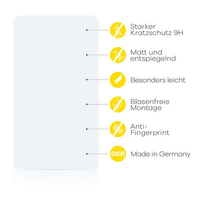 Panzerfolie Schutzglas matt für Huawei Watch Ultimate Design Spring Edition