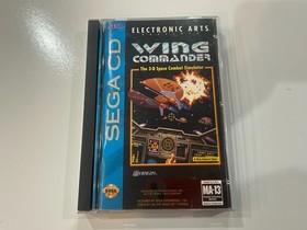 Wing Commander (Sega CD, 1994) CIB Complete in Box w Manual Tested Clean EXC!