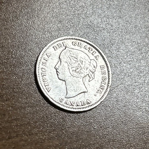 1885 Canada 5 Cents Silver — photo from the most recent tracked eBay sale