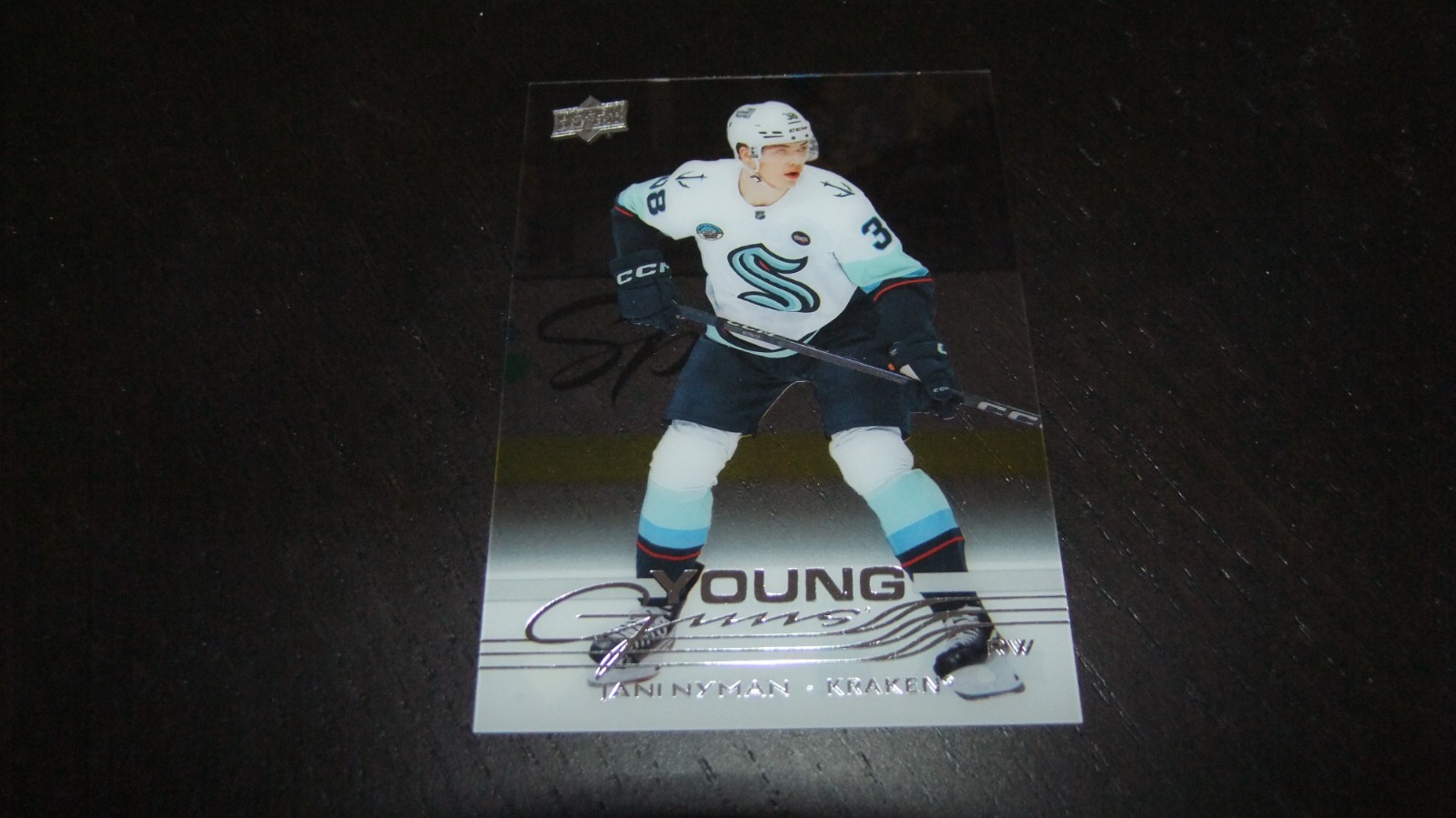 2025-26 UPPER DECK JANI NYMAN YOUNG GUNS ROOKIE CLEAR CUT RC #209