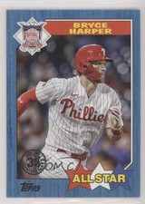 2022 Topps Series 2 1987 Topps All-Star Baseball Blue Bryce Harper #87AS-3 s1i