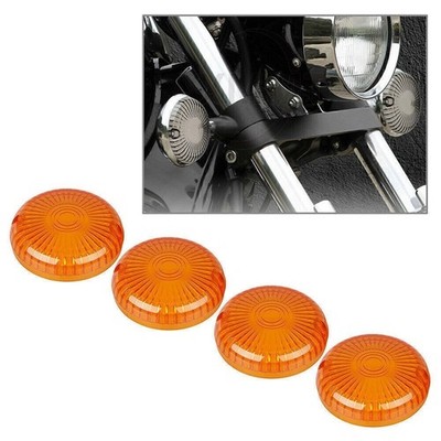 Blinker Licht Abdeckung Amber 4x für Yamaha Road Star/V Star 1100/Vmax 1200 1700