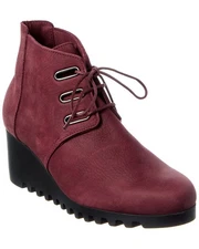 Arche Larela Leather Bootie Women's Red 42
