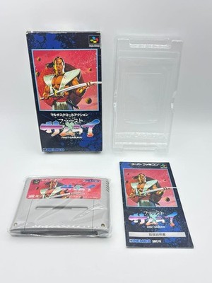 First Samurai Super Famicom SFC Box Manual Kemco Japan NTSC-J