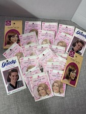 Large Lot Vintage Hair Nets in Envelopes NEW  Unused Goody Black and Brown mu 