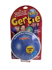NOS 2012 Small World Toys Gertie BLUE Handball 9" Inflatable Sensory Ball