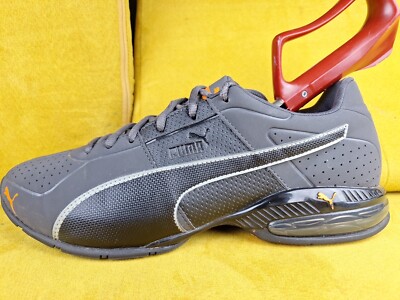 Men's PUMA Cell Surin Matte Running Shoe, Black/Gray/Red, Size