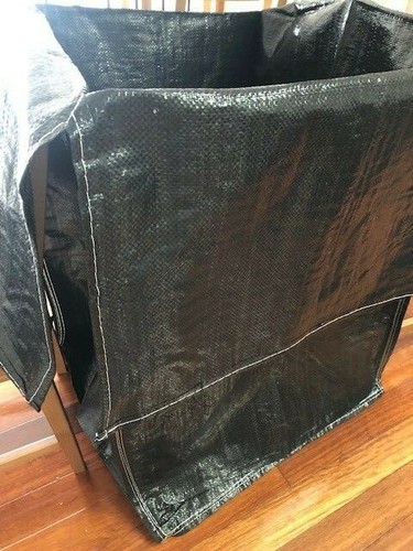 Woolpack bale Bulka Bag x 5, Black, New, 70x70x100cm,Rubbish,Gardening 5 pack - Picture 4 of 5
