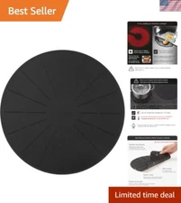 Durable 11-Inch Silicone Mat for Induction Cooking - Prevents Scratches & Slips