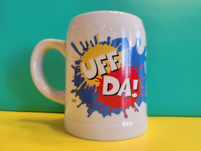 UFFDA! Mug Coffee Cup D.N. & E.L. Norwegian themed Minnesota Fun Hot or Cold