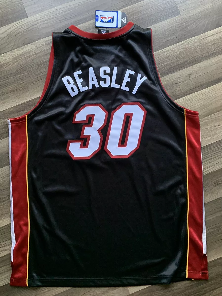 NWT Michael Beasley Miami Heat Jersey Adidas Mens Sz 52 Authentic