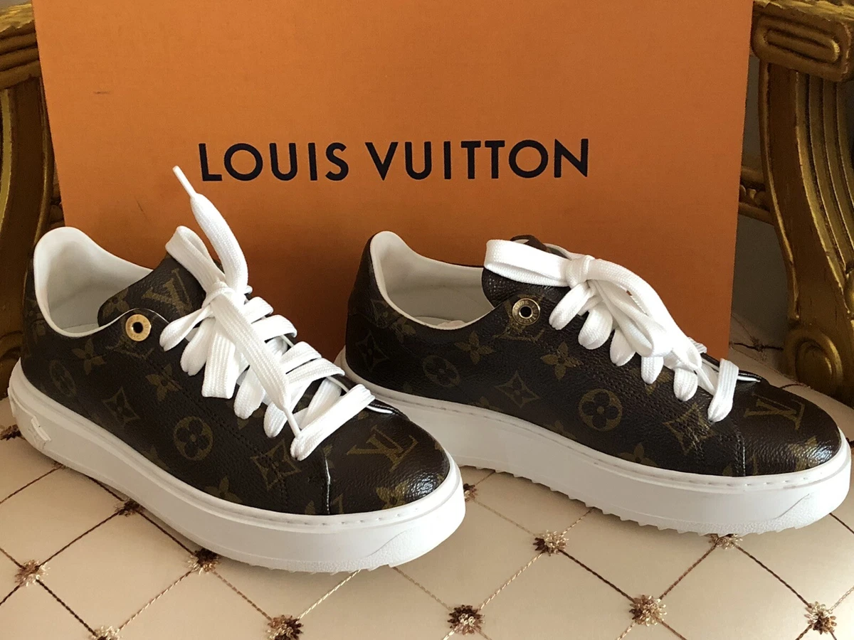 LOUIS VUITTON monogram Canvas Time Out sneakers 36 Made in Italy