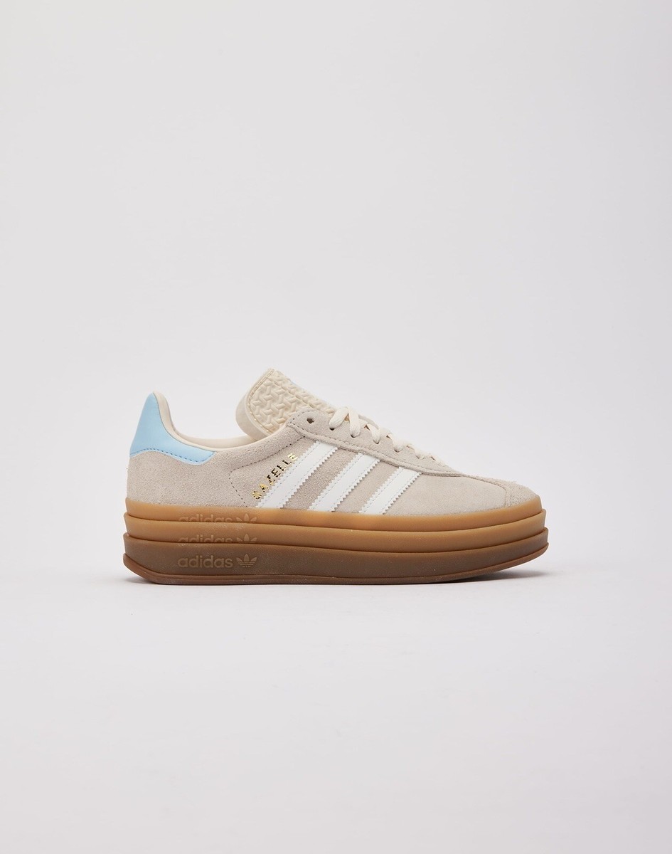 adidas gazelle silver green womens adidas Gazelle Bold Wonder White Clear Sky (Kids)