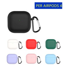 COVER CUSTODIA CASE in GOMMA SILICONE  per APPLE AIRPODS 4