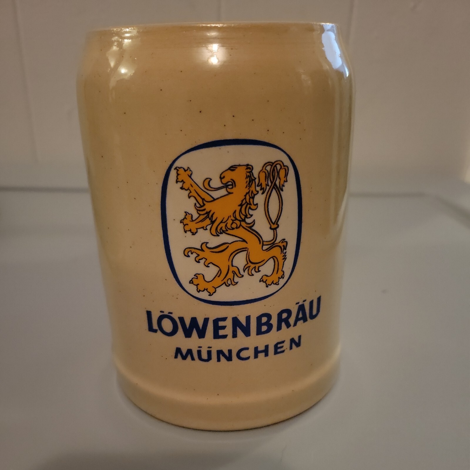 Boccale Lowenbrau In Ceramica Da 0,5 Litri - Stile Birreria Tedesca - Foto 7