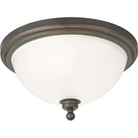 Progress P3312-20, Madison Flush Mount Ceiling Light In Antique Bronze Progress P3312-20, Madison Flush Mount Ceiling Light In Antique Bronze