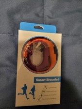 Smart Watch Sports Health Bracelet Waterproof Orange/Purple Android IOS NEW