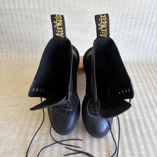 Dr. Martens Kendra Damen-Plateaustiefel 10-Loch-Absatz schwarz Leder Größe 5 - Bild 14 von 22