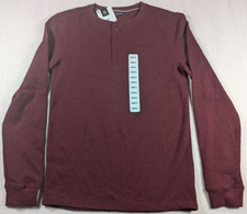 Member's Mark - Men's - Thermal Henley Shirt / Sweatshirt - Size S