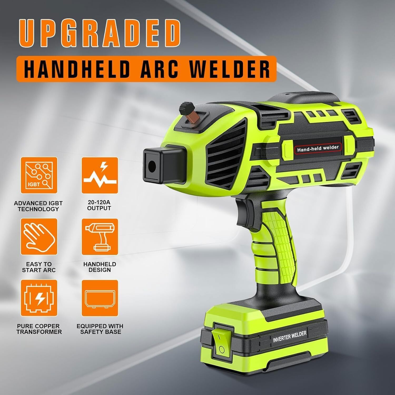 110V 4600W Welding Machine Handheld Portable ARC Welder Gun Hand Held Welder