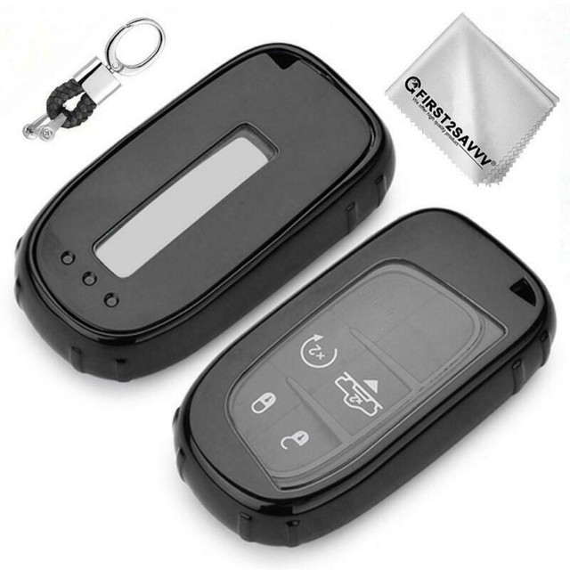 Key Fob Cover for Jeep Grand Cherokee Renegade Compass Journey Durango