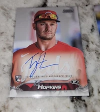 2024 Stadium Club Tj Hopkins Auto Rookie Autograph RC #SCBA-TJH Reds Cincinnati 