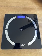 Black Digital Bathroom Scale, Battery Operated Reads In KG.