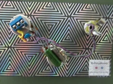 Solderless P Bass Harness 2 Tone Wiring PIO Caps CTS Solid Shaft KellingSound