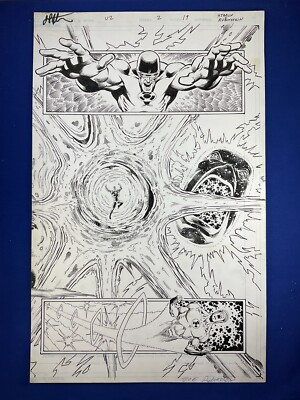 UNITY 2000 #2 pg 19 Jim Shooter Starlin & Joe Rubinstein Valiant Acclaim Comics 