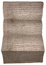 1766, QUAKER MANUSCRIPT, AARON ASHBRIDGE, CHESTER COUNTY, MEETING PHILADELPHIA