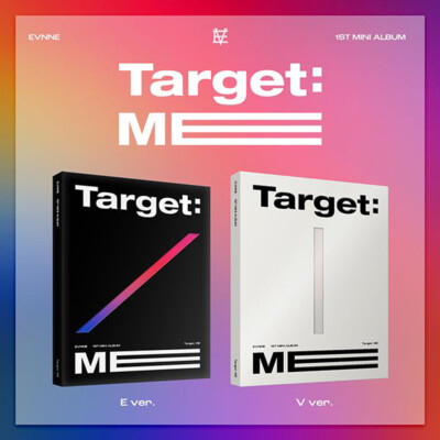 EVNNE [TARGET:ME] Album 2 Ver SET/2 CD++2 P.Book+6 Card+2 Photo+2 Sticker