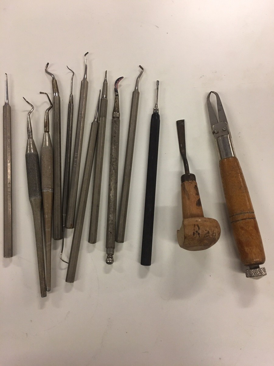 outil ancien dentiste OLD TOOL OUTIS ANCIENS , lot 200 Pièces