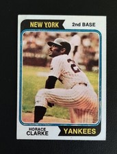 Horace Clarke New York Yankees 1974 Topps #529 EX-MT