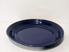 Vintage Sturdy Dark Blue TAIPRO Serving Tray, 15 3/4" inches diam