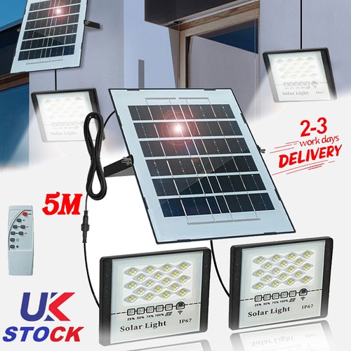 300W Solar Wall Lights LED Floodlight Garage Shed Light Garden Lights