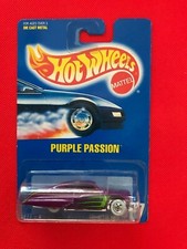 Vintage 1991 Hot Wheels #87 Blue Card Purple Passion NIP Very Nice Condition