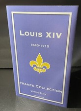 1600s France 1 Liard 3 Deniers Louis XIV Information Booklet Collectable Coin