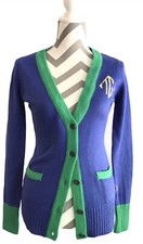 NWT Tommy Girl by Tommy Hilfiger Vintage Color-block Long Cardigan Sweater-Sz.S