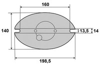 Paulimot 2-Achsen Maschinenschraubstock 75 Mm Backenbreite 360° Drehbar