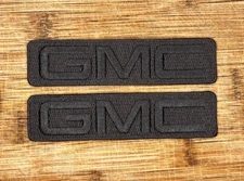GMC Chevy Truck OEM 2 Patch Set Gray Blue 5x1 Inches