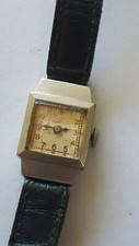 Orologio da trincea ZENITH VINTAGE RARO swiss made TUTTO acciaio s.steel ART Deco WWII ANNI 30