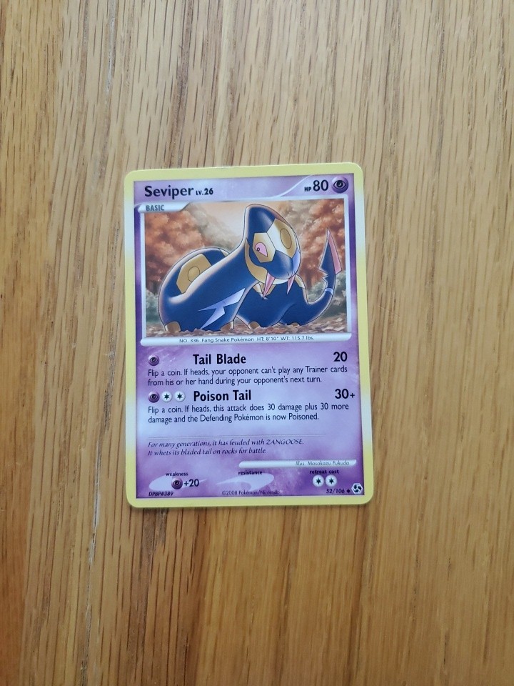 Pokémon TCG Seviper Great Encounters 52/106 Regular Uncommon