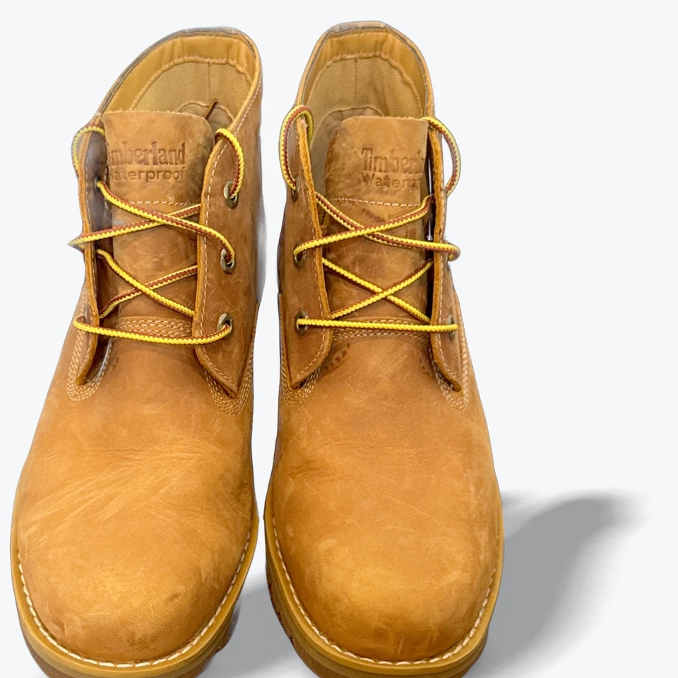 Timberland Larchmont Ankle Boots Chukka Ortholite Waterproof Nuebuck Leather 9 - Image 2 of 4