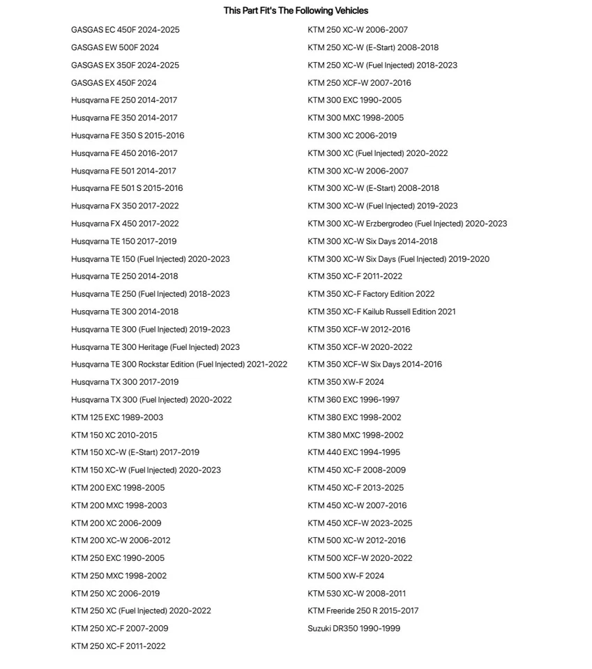 Kit de iluminación Tusk moto enduro para Husqvarna FX 350 2017-2022 Foto 2 de 4