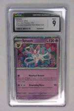Pokemon Sylveon Prismatic Evolutions Tech Sticker Coll. Promo SVP EN 172 CGC 9