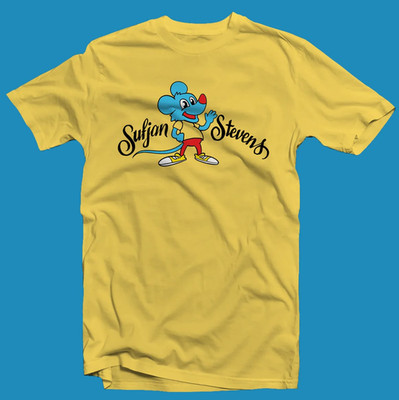 Sufjan Stevens - Mouse T Shirt Gift For Fans Men Women Cotton Yellow TT721